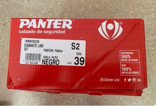 Zapatos de seguridad Panter negros