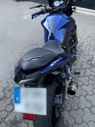 Kawasaki Z750 A2 Naked Azul