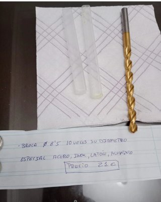Broca 8.5mm para metal
