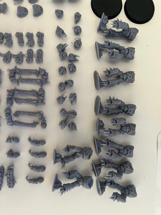 Garras de Caos para miniaturas