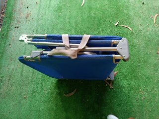 Hamaca azul plegable