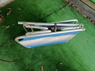 Hamaca azul plegable