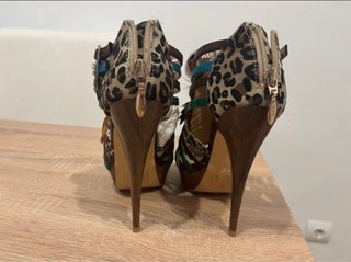 Sandalias edición limitada estampado leopardo