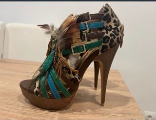 Sandalias edición limitada estampado leopardo