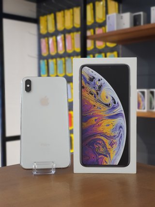 IPHONE XS MAX 256GB PLATA BATERIA 100%