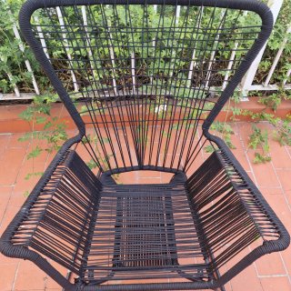 Sillón terraza exterior Ikea reencordado