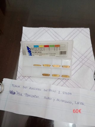 Placa de roscado paso 1