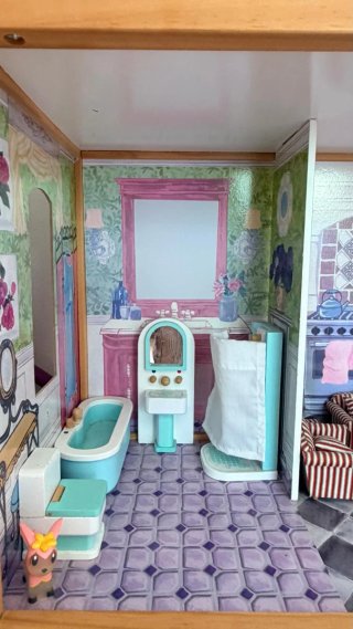 Casa de Muñecas con Muebles