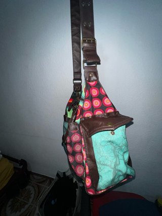 Bolso Bandolera Estilo Desigual Multicolor