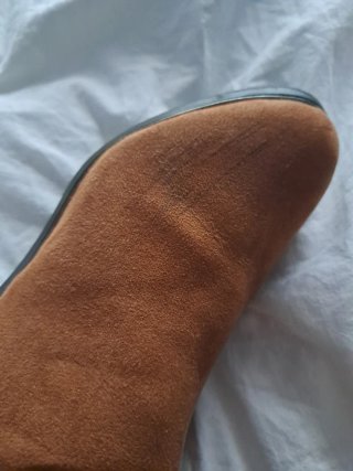 Botas marrones de ante
