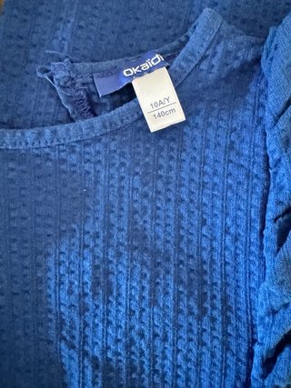Mono azul klein niña Okaïdi