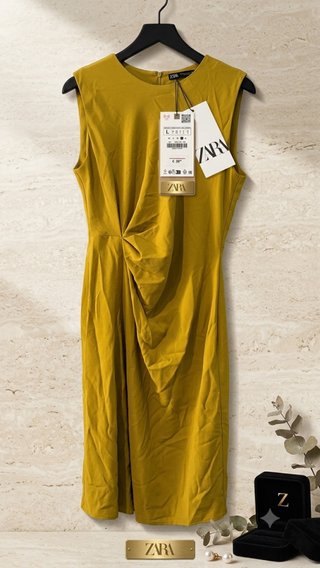 Vestido Zara amarillo talla L y M