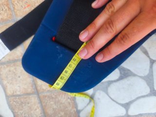 Cinturón flotador natación azul