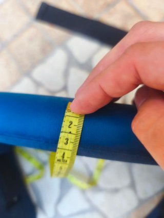 Cinturón flotador natación azul