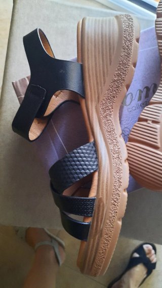 Sandalias mujer negras talla 39