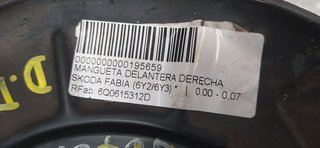 SKODA FABIA (6Y2/6Y3) * MANGUETA DELANTERA DERECHA