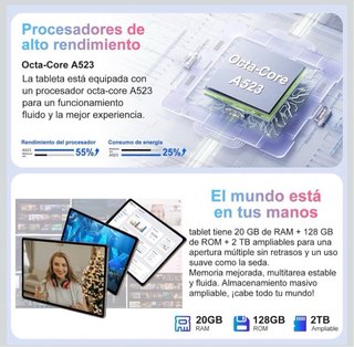 Tablet 20GB RAM + 128GB NUEVA