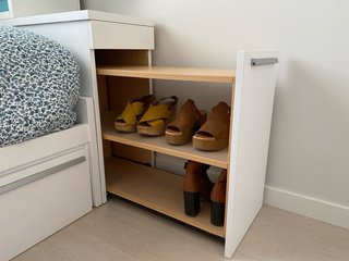 Cama infantil con cajones, estanteria y  zapatero