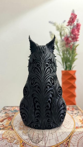Escultura Gato Maine Coon