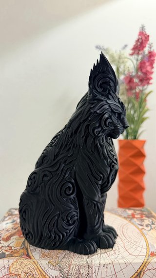 Escultura Gato Maine Coon