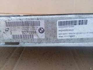 BMW SERIE 1 BERLINA (E81/E87) 116d RADIADOR AGUA