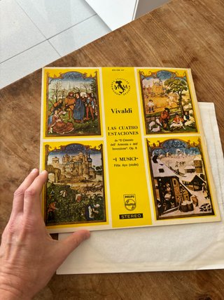 Vinilo Original de 1979 Las 4 Estaciones Vivaldi!