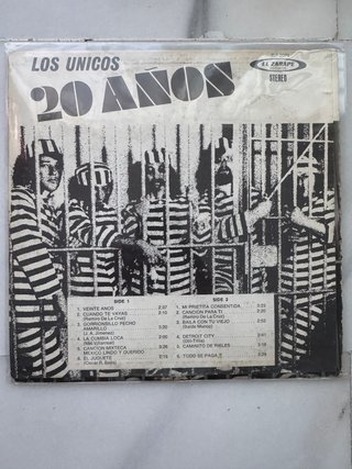 Vinilo Los Unicos - 20 Años