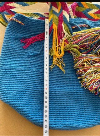 Bolso Wayuú artesanal multicolor