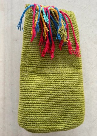 Bolso Wayuú artesanal multicolor