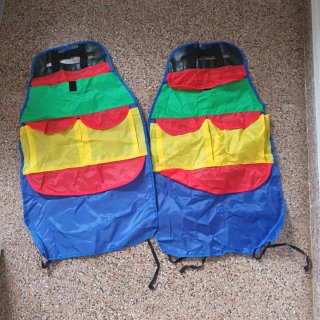 Pack 2 organizadores coche niños viajes