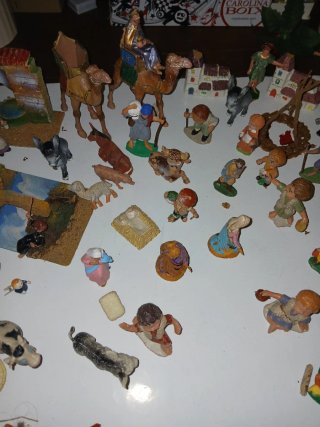 Antiguo Belén de figuras