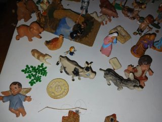 Antiguo Belén de figuras