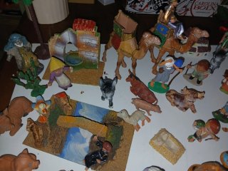 Antiguo Belén de figuras