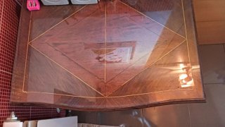 Mueble tocador antiguo restaurado 1917