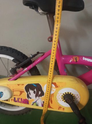Bicicleta infantil 16 pulgadas, preciosa.