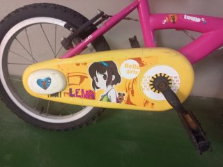 Bicicleta infantil 16 pulgadas, preciosa.