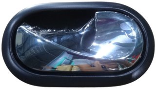 Maneta Puerta Delantera/Trasera Interior IZQUIERDO O DERECHOdo Cromado para Dacia DUSTER 2010 y Renault CLIO III 2005, CLIO III 2009, MEGANE II 2002, MEGANE II 2006, SCENIC II 2003 y SCENIC II 2006