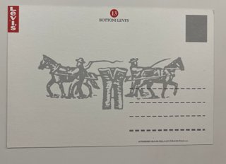 Lotto 5 cartoline Levi's Cult Collection