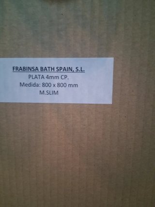 Espejo Baño 80x80 cm nuevo en la caja sin estrenar
