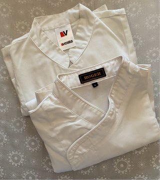 Ropa de Cocina. Casacas, pantalones, gorros