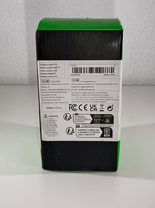 Micrófono USB Condensador Gaming Negro