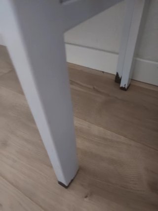 Mesa plegable blanca