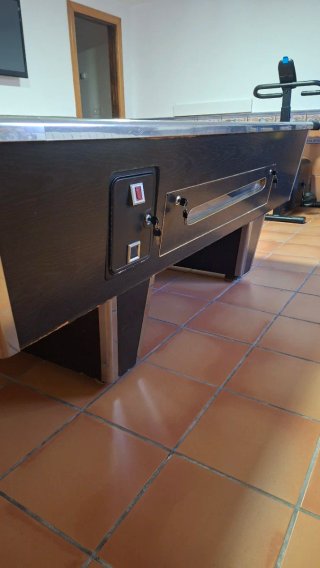 Mesa de billar verde