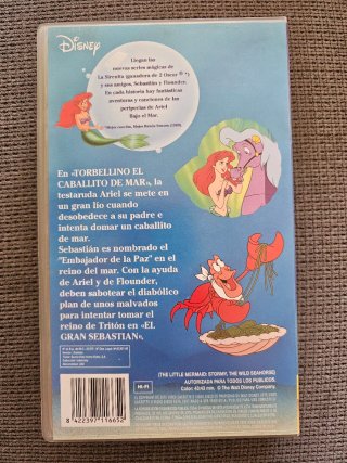 VHS La Sirenita: Torbellino el caballito de mar