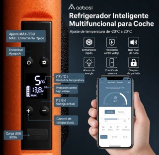Nevera Portátil Eléctrica 50L wifi