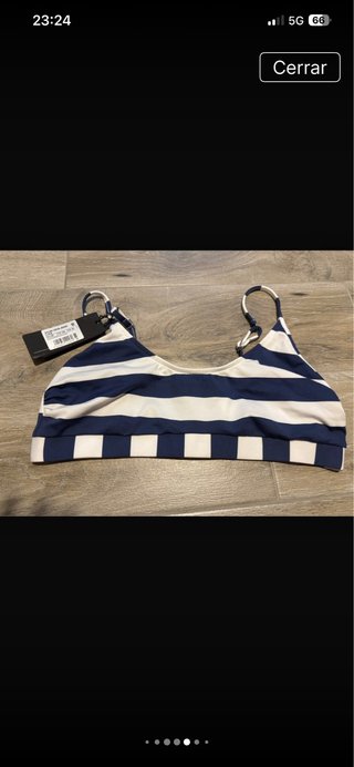 Bikini ANDRES SARDA Rayas Azul/Blanco