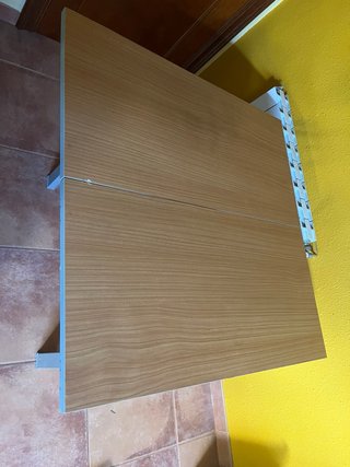 Mesa de cocina extensible madera para restaurar