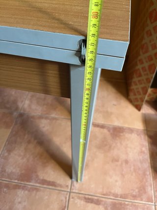 Mesa de cocina extensible madera para restaurar