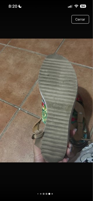 Sandalias Desigual Beige Multicolor Talla 41