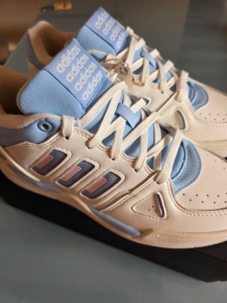 Adidas Mid City Low T42 Blanco Celeste Rosa
